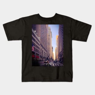 Broadway Financial District Manhattan NYC Kids T-Shirt